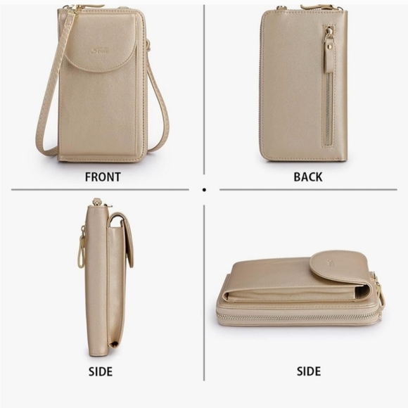 S-Zone Small Crossbody Bag - Cell Phone Purse RFID Blocking Wallet - Picture 3 of 7